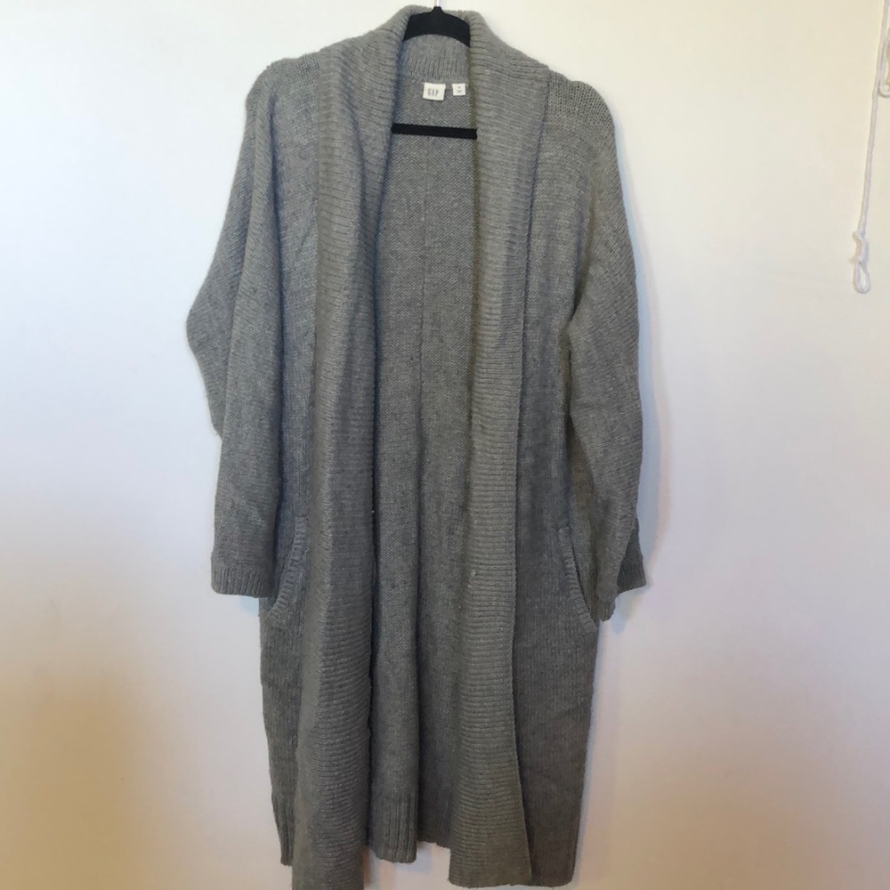 Wool duster cardigan
